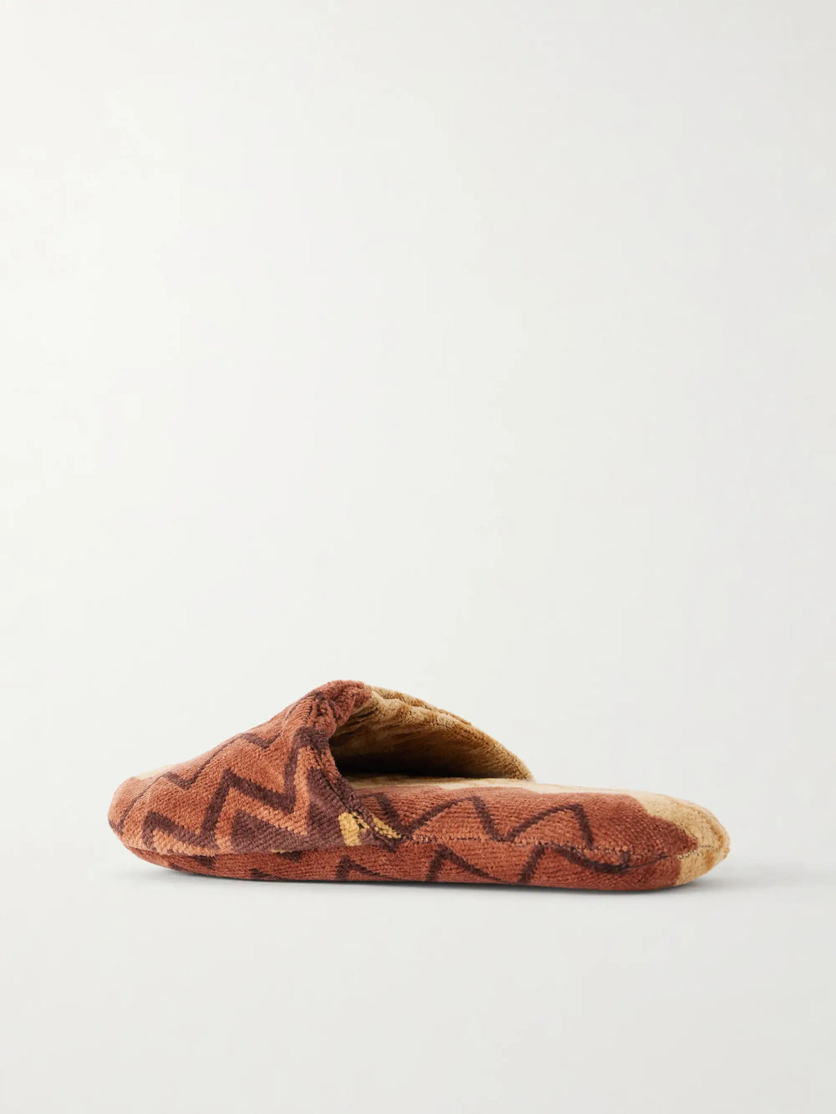Giacomo Striped Cotton-terry Slippers