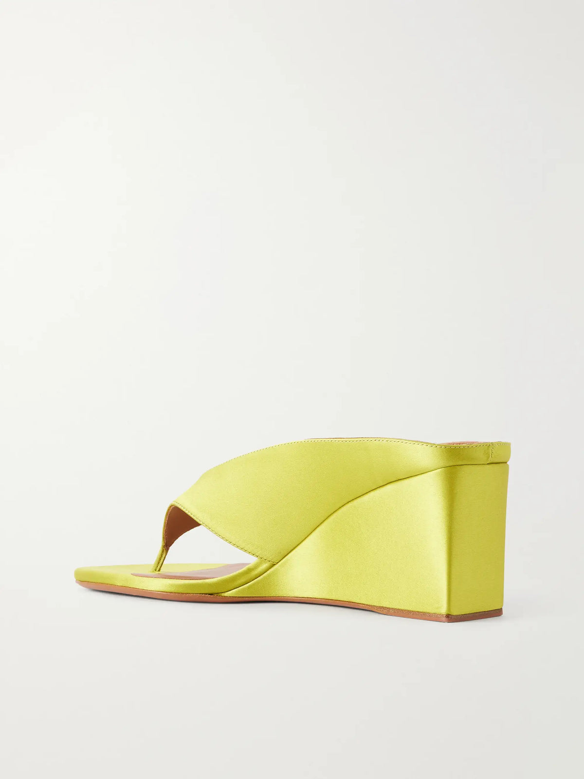 Tong 75 Satin Wedge Sandals