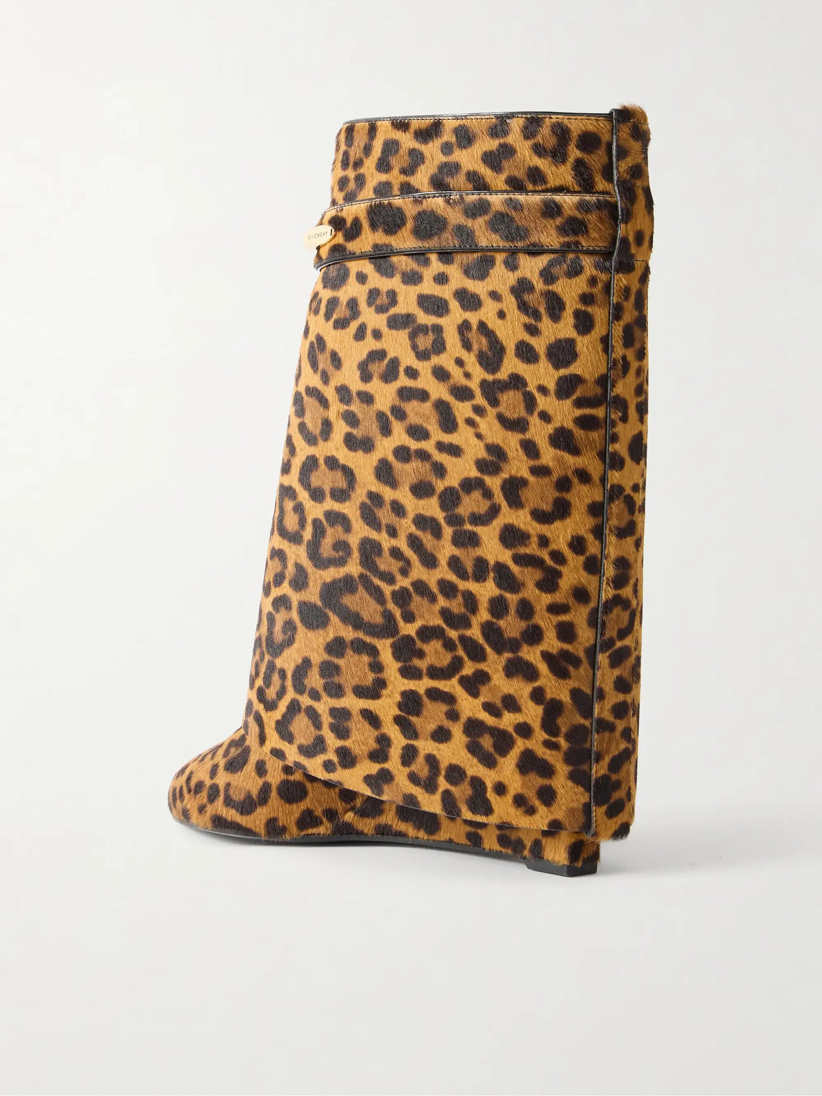 Givenchy Shark Animal-print Calf Hair Ankle Boots
