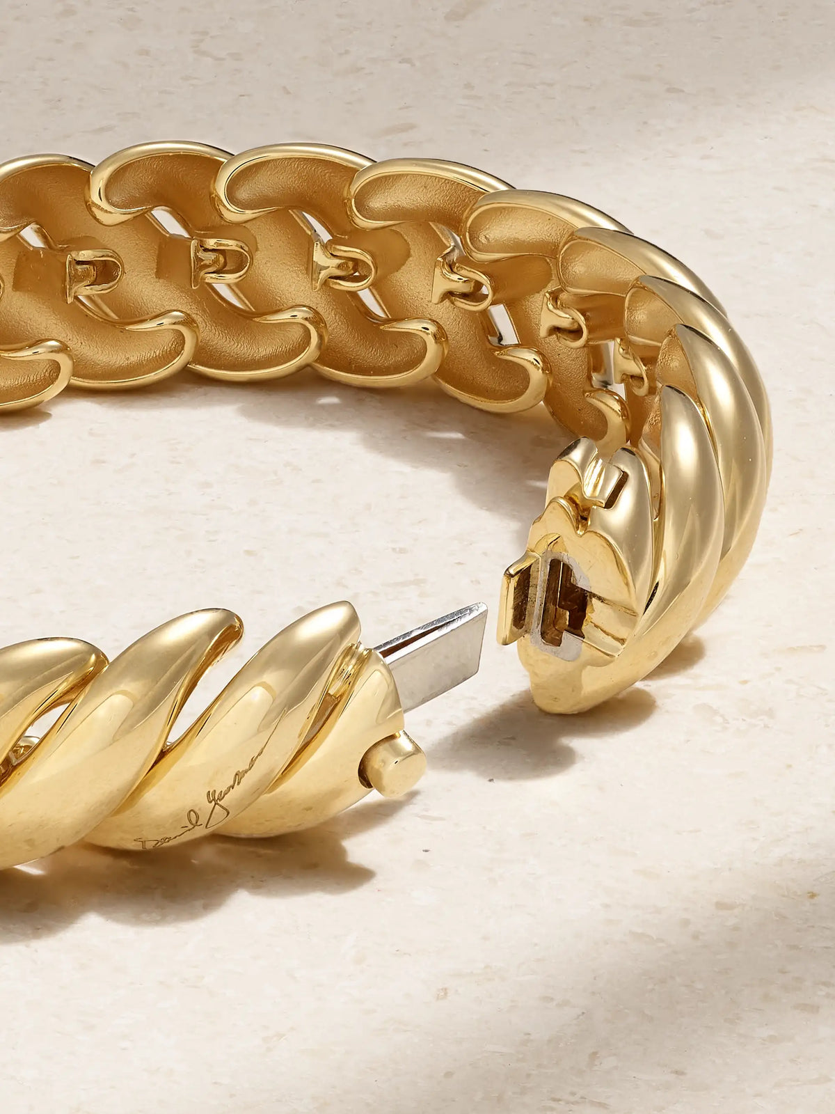 Sculpted Cable 18-karat Gold Bracelet