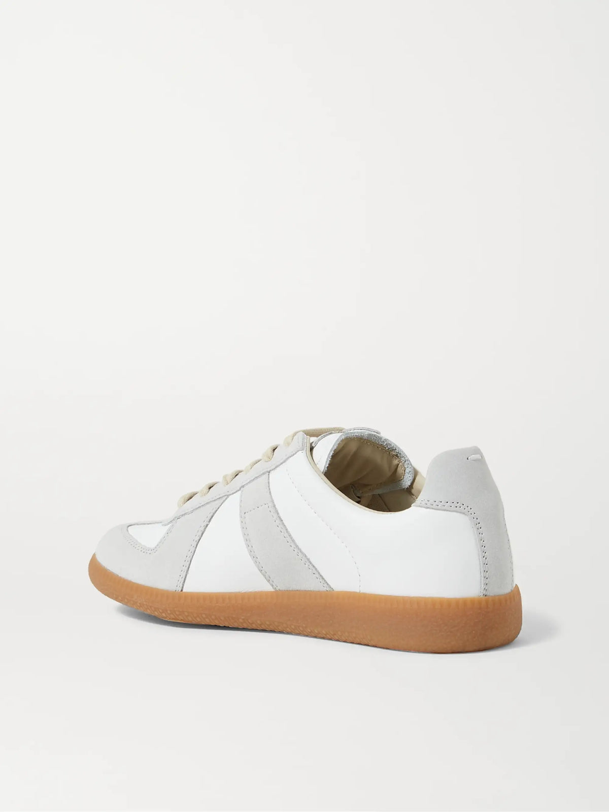 Replica Leather And Suede Sneakers