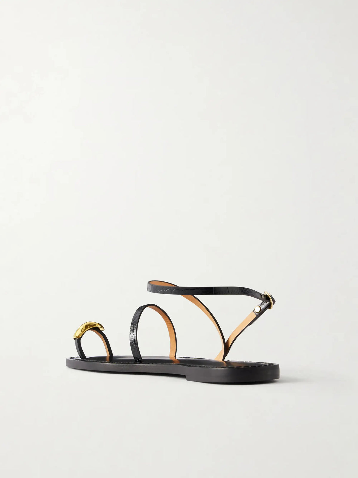The Marrakech Embellished Leather Flats