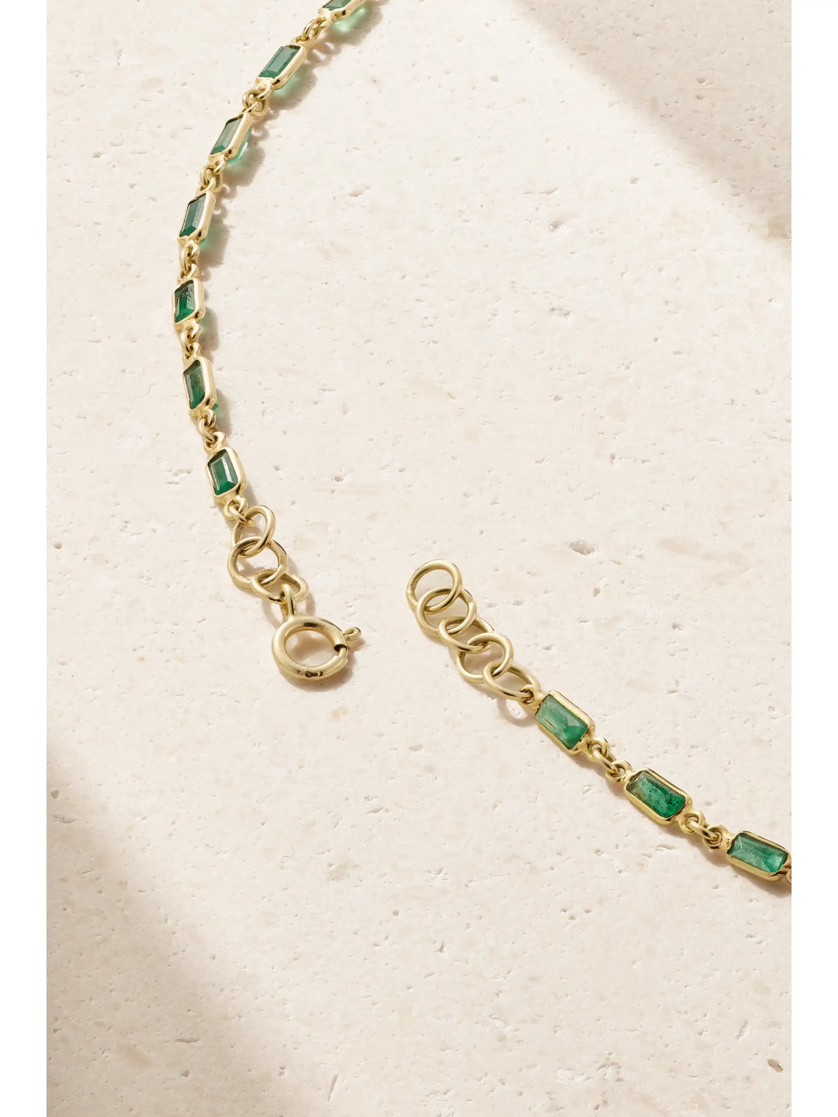 14- Karat Gold Emerald Necklace