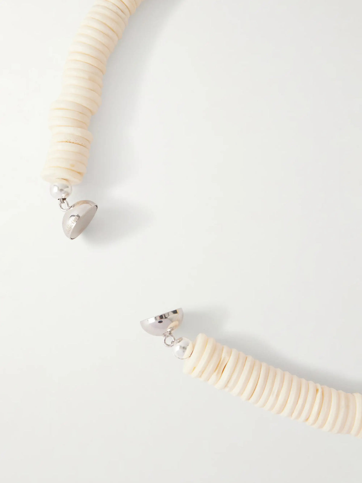 Exclusive Odessa Silver-tone Shell Beaded Necklace