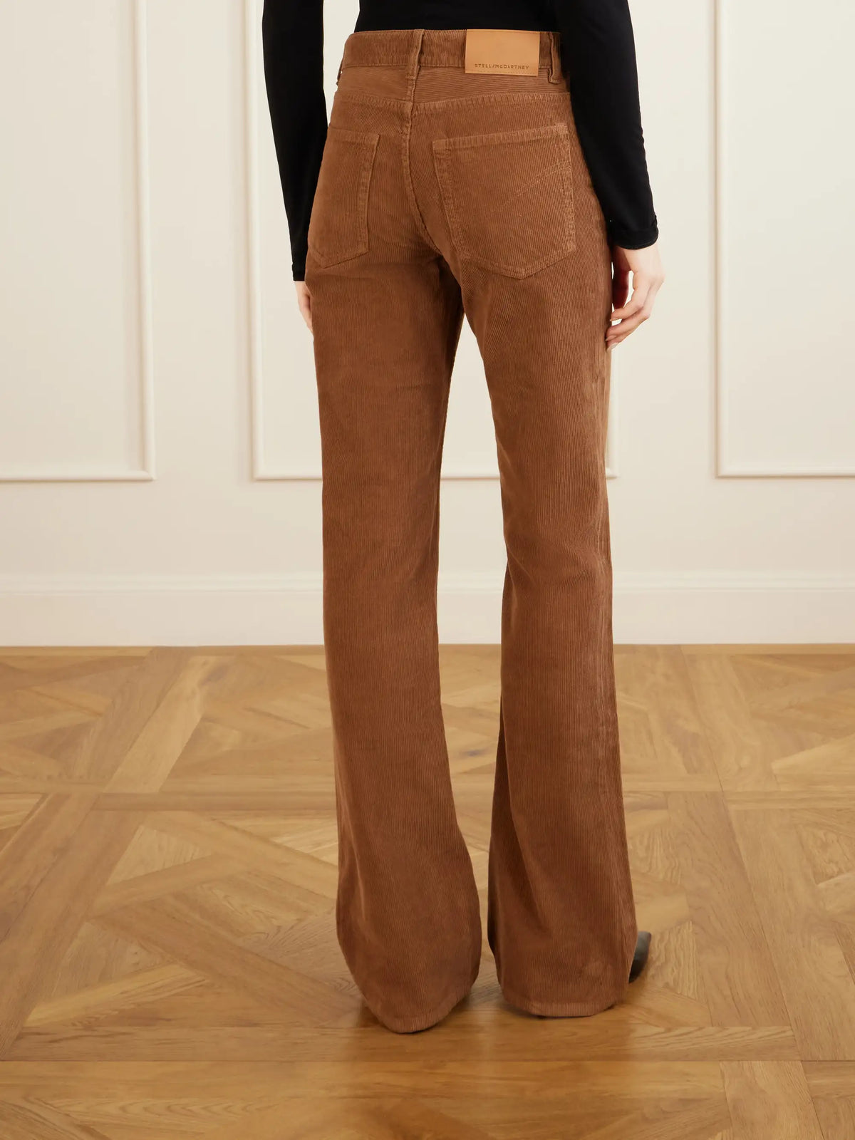 Stella McCartney Cotton-corduroy Flared Pants
