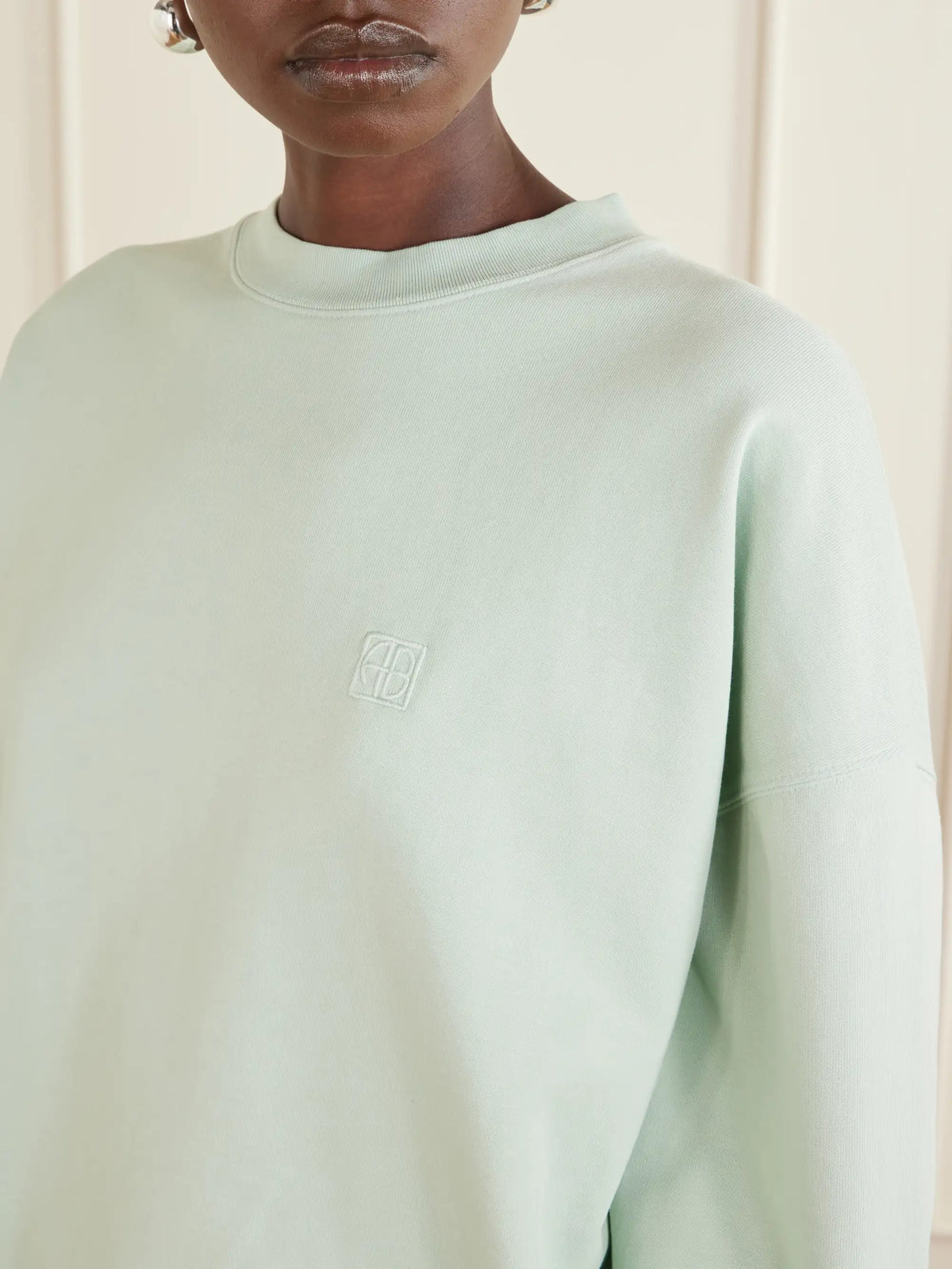 Miles Logo-embroidered Cotton-jersey Sweatshirt