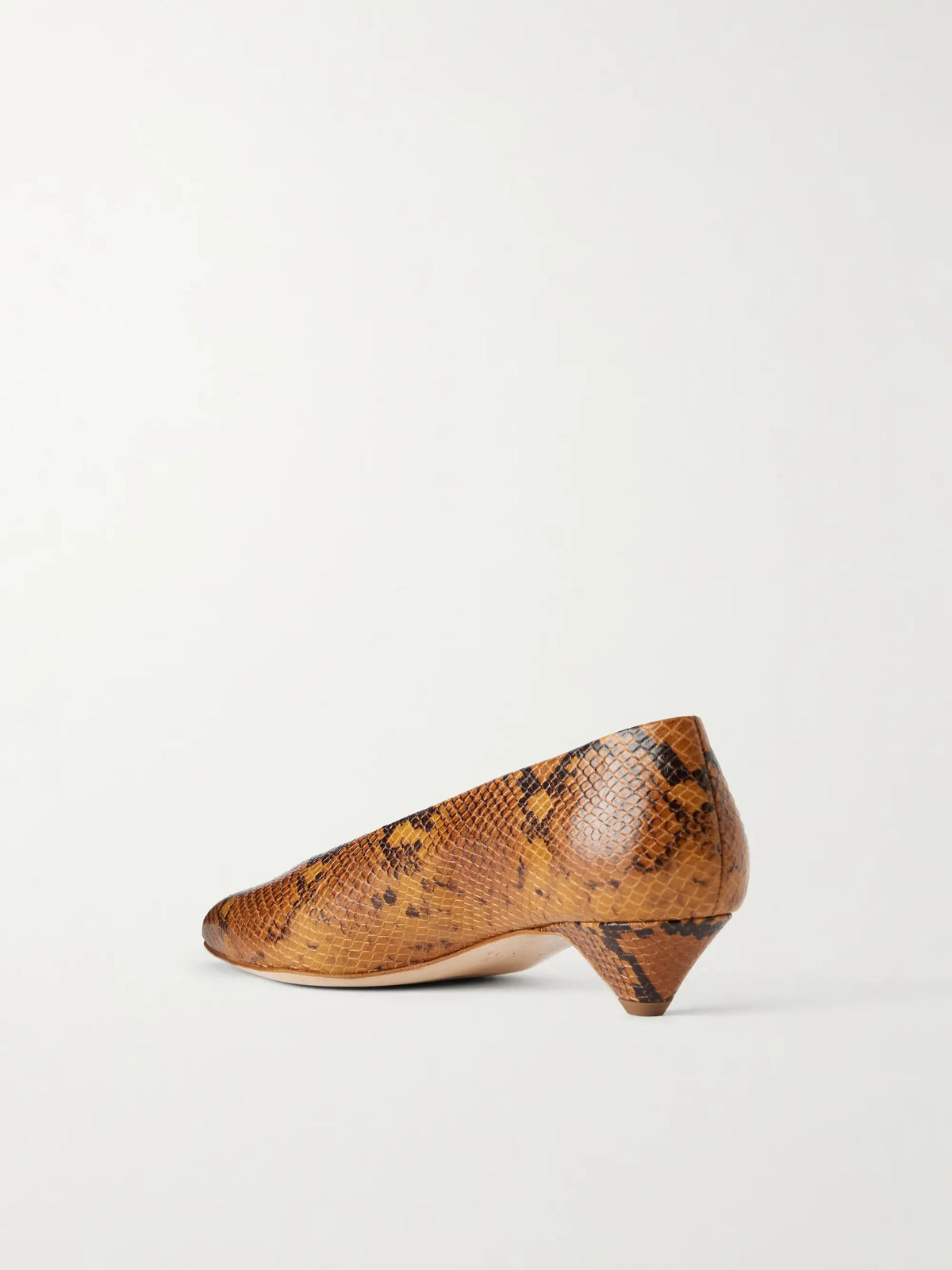 Jamie Haller The Trap 35 Snake-effect Leather Pumps