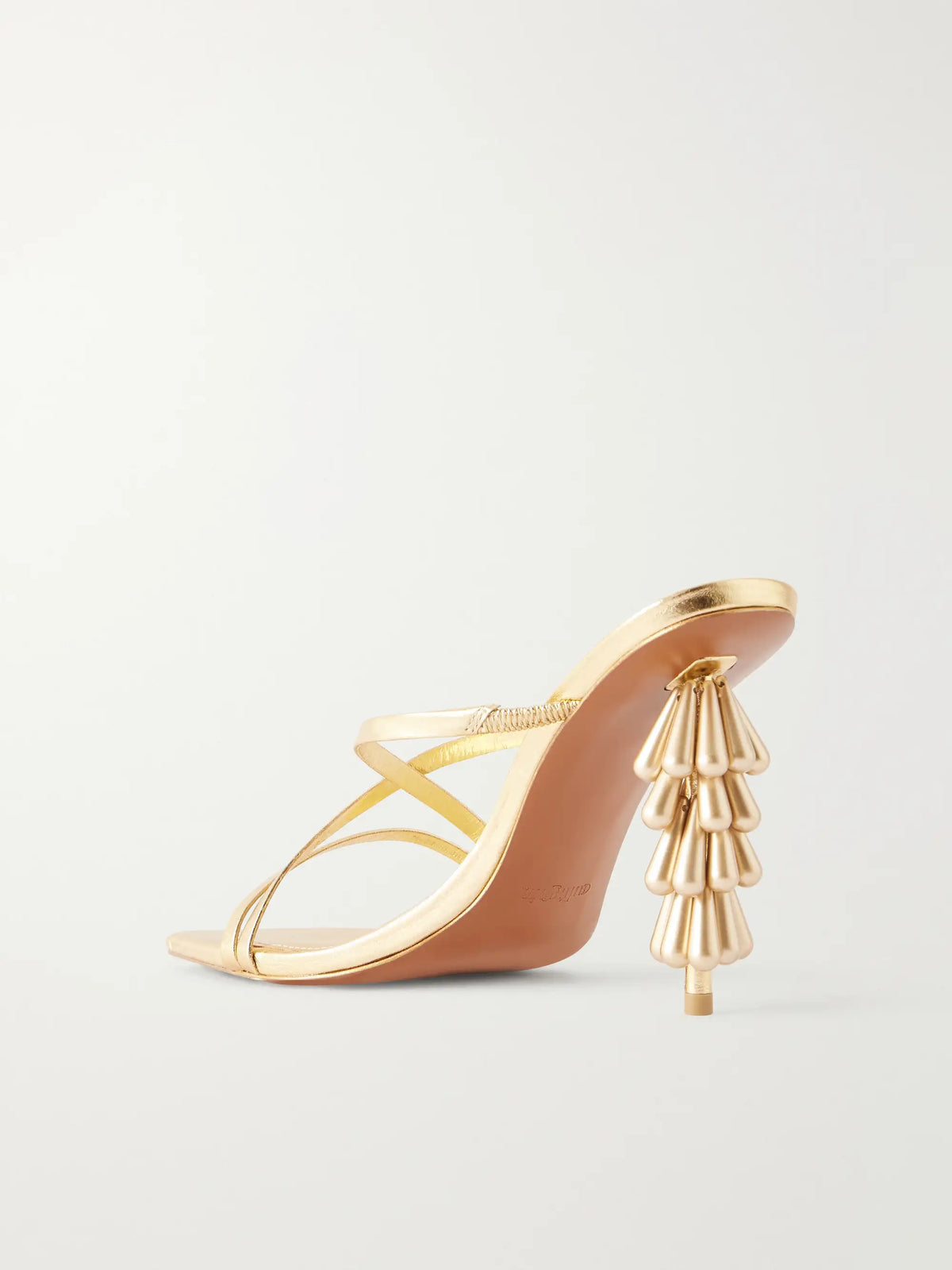Cult Gaia Sage 90 Embellished Leather Sandals