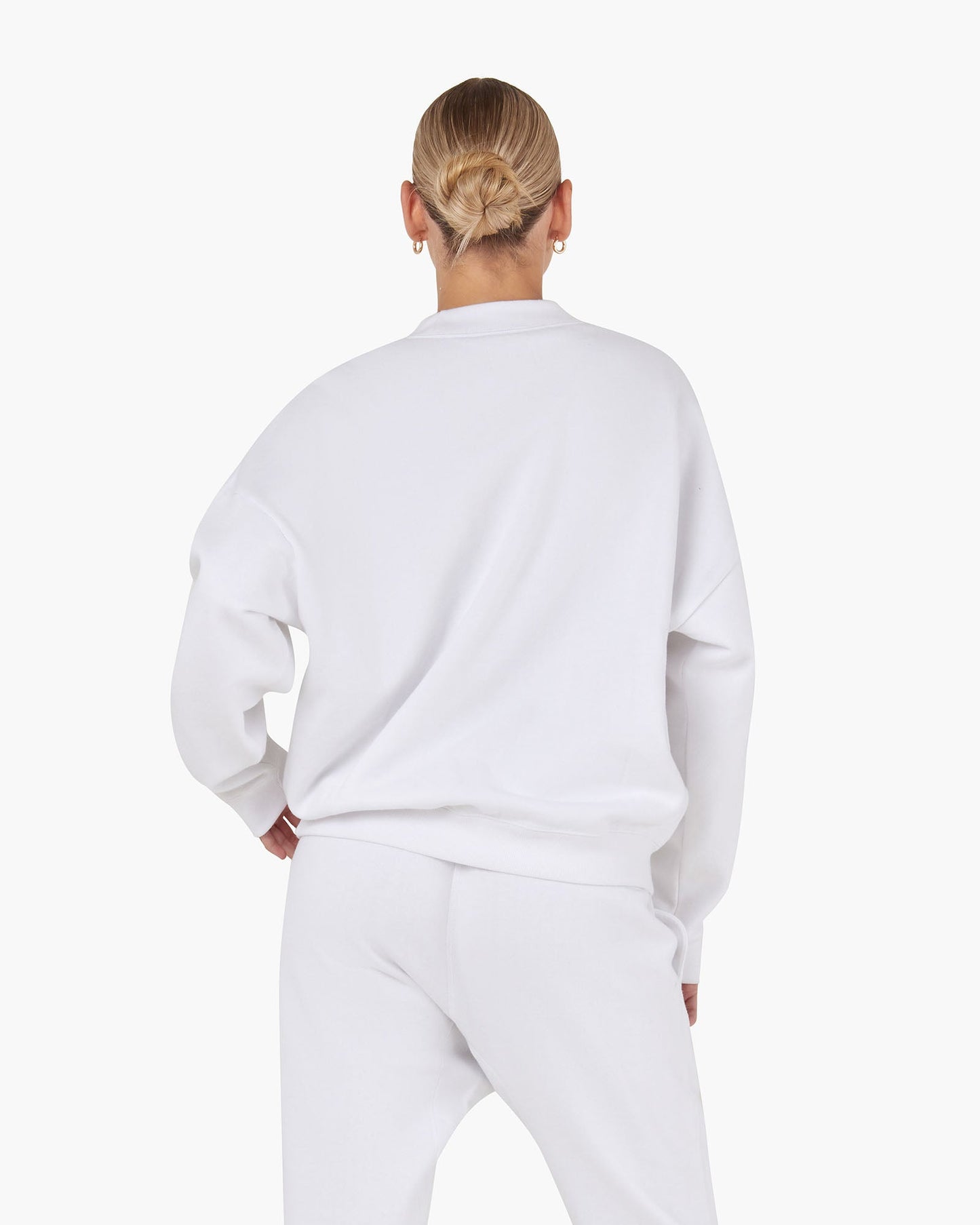 Core Fleece Crewneck (White)