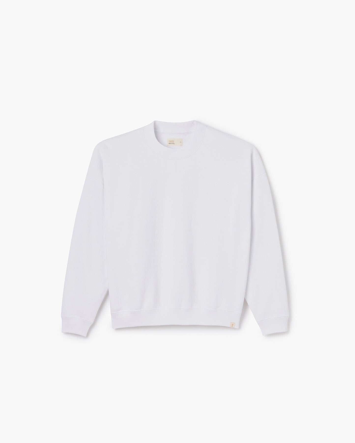 Core Fleece Crewneck (White)