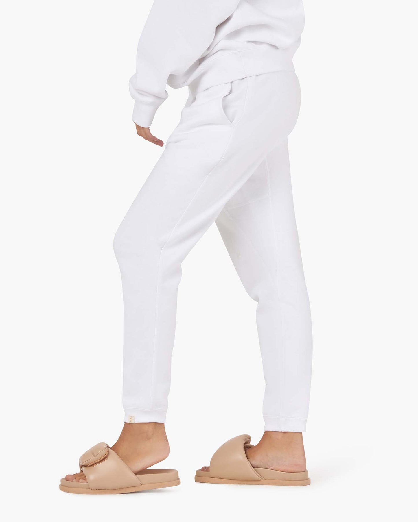 Core Fleece Jogger (White)