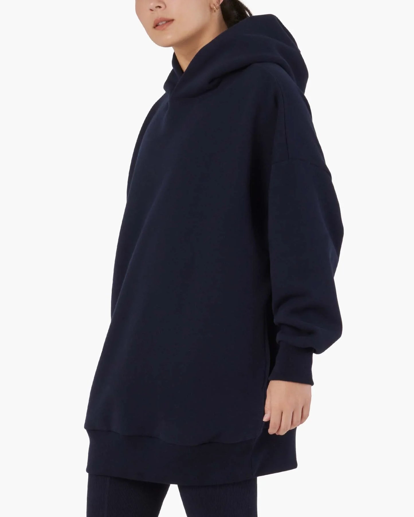 Core Fleece Oversized Hoodie (Midnight Navy)
