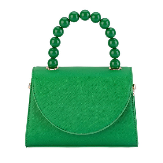 Olga Berg WENDY Acrylic Bead Bag (Green)