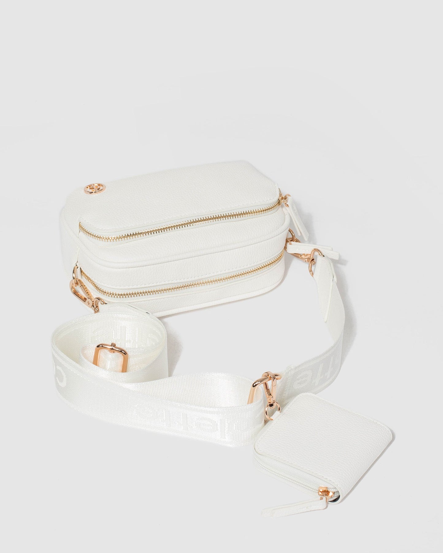 Colette by Colette Hayman And Gold Amalia Crossbody Bag (White)