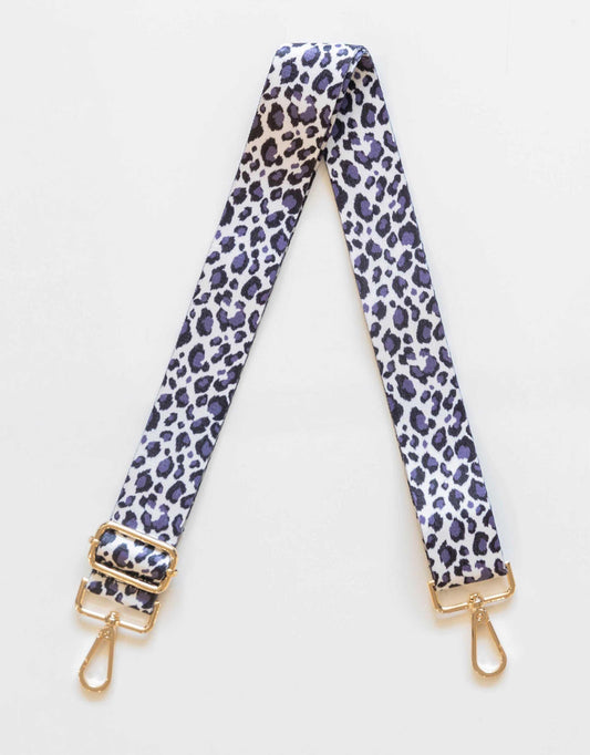 Image of Accessories. Productname: Leopard Bag Strap - White in Leopard White colour by brand - White & Co.