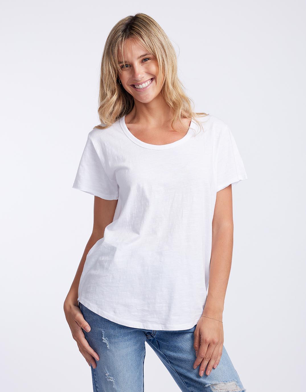 White & Co. Original Round Neck T-Shirt (White)
