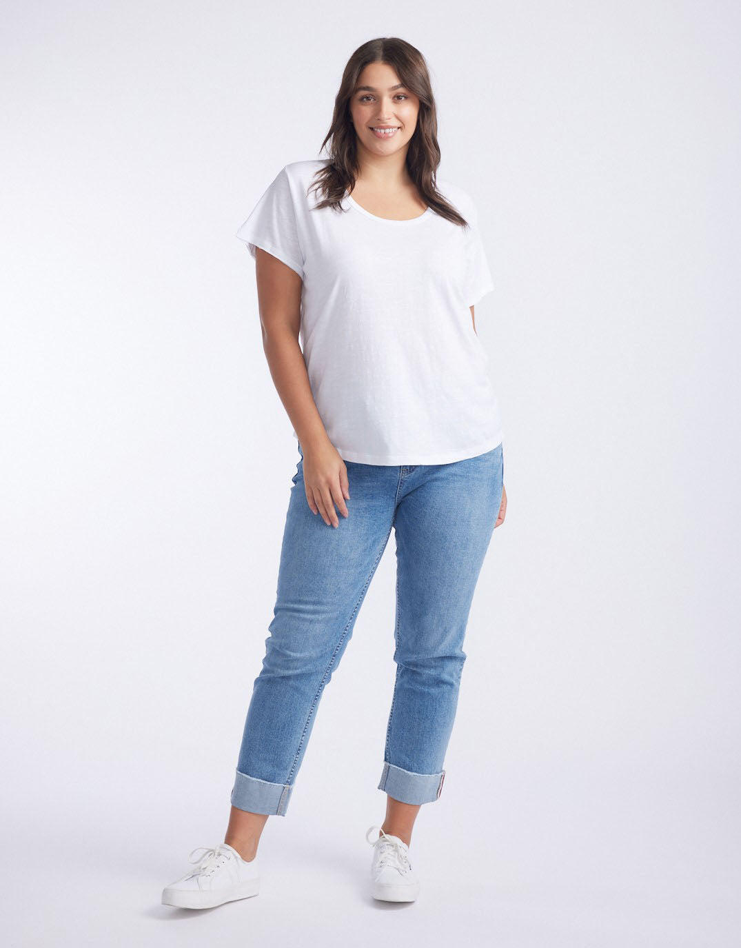 White & Co. Original Round Neck T-Shirt (White)