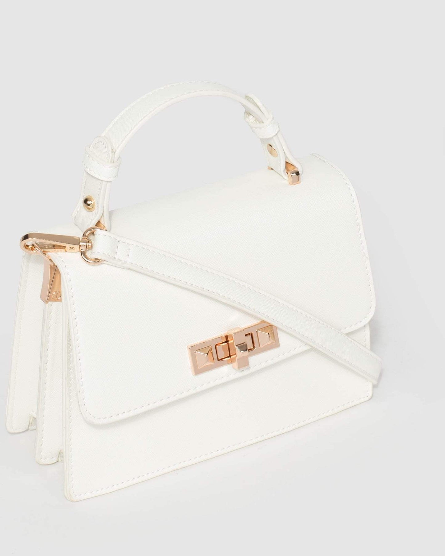 Colette by Colette Hayman Angelika Top Handle Bag (White)