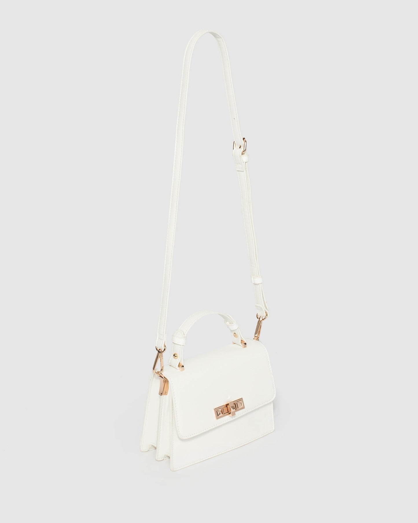 Colette by Colette Hayman Angelika Top Handle Bag (White)