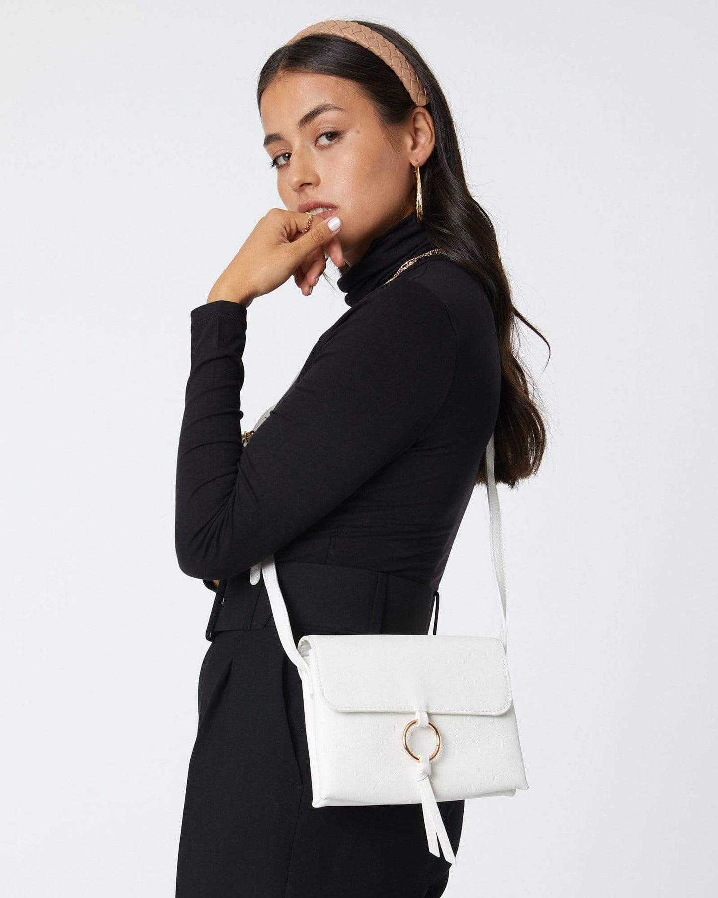 Colette by Colette Hayman Brooklyn Crossbody Bag (White)