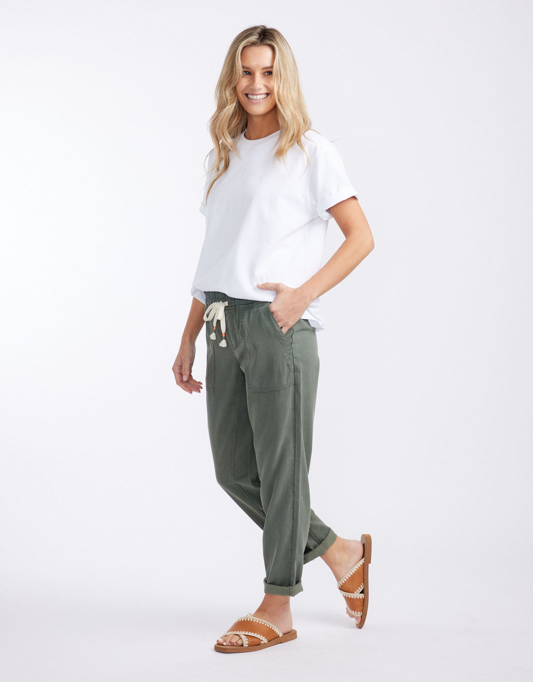 White & Co. Beach Comber Pant (Khaki)