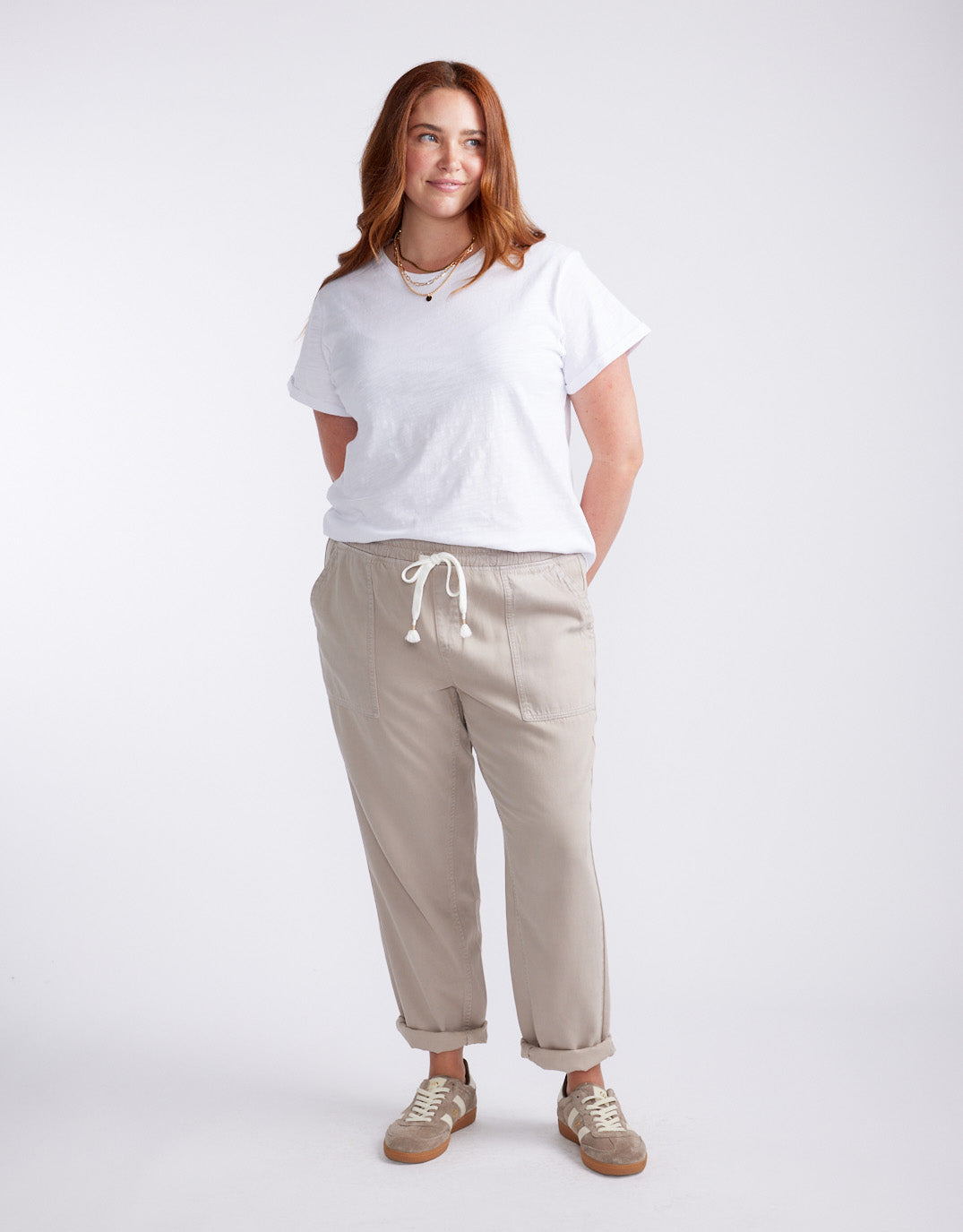 White & Co. Beach Comber Pant (Stone)