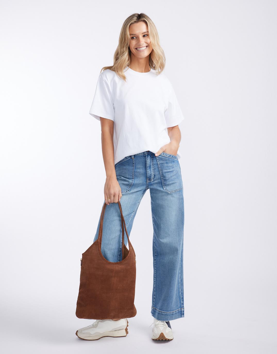 Boyfriend Tee - (White)