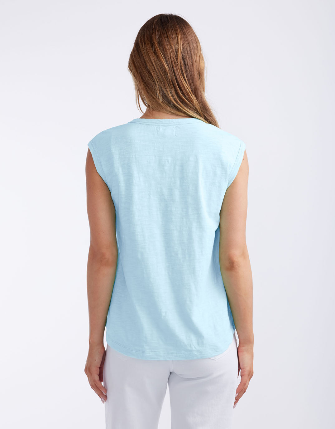 White & Co. Cali Tank Top (Ice Blue)