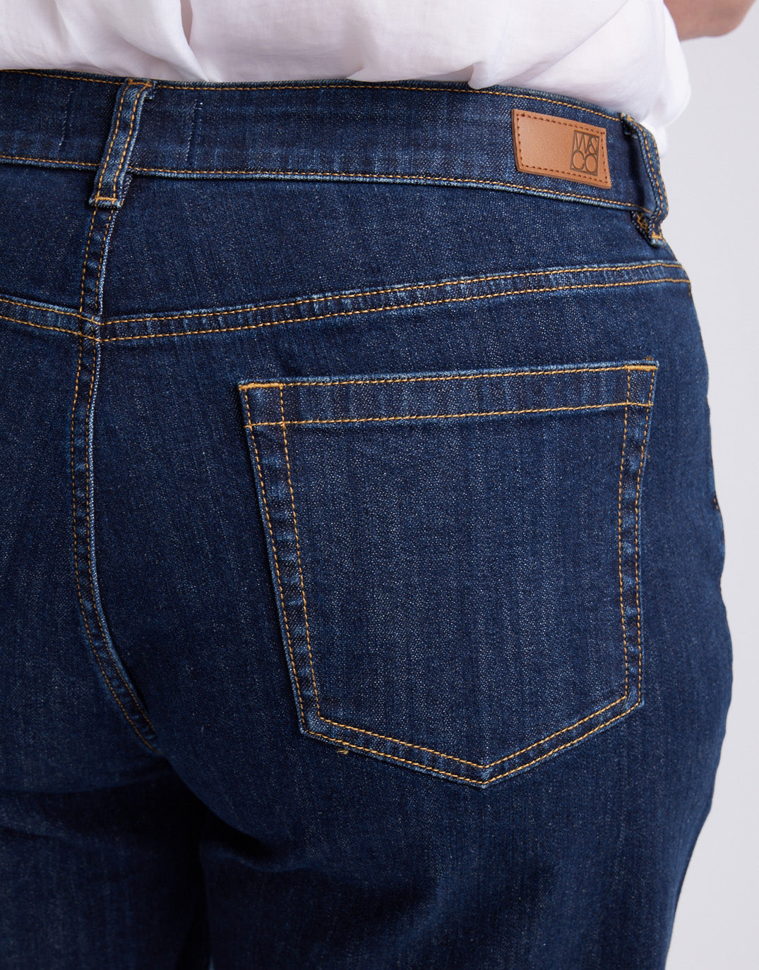 White & Co. Catalina Cropped Wide Leg Jean (Indigo)