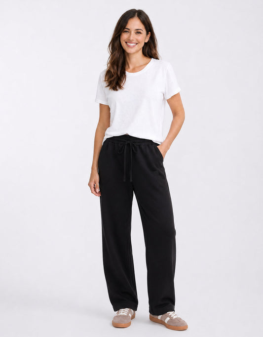 White & Co. Escape Super Soft Lounge Pant (Black)