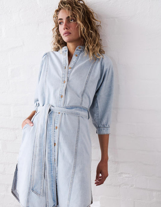 Gabriella Dress - (Sky Blue)