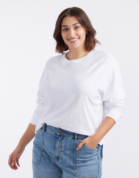 Sunset Throw On Top - (White)