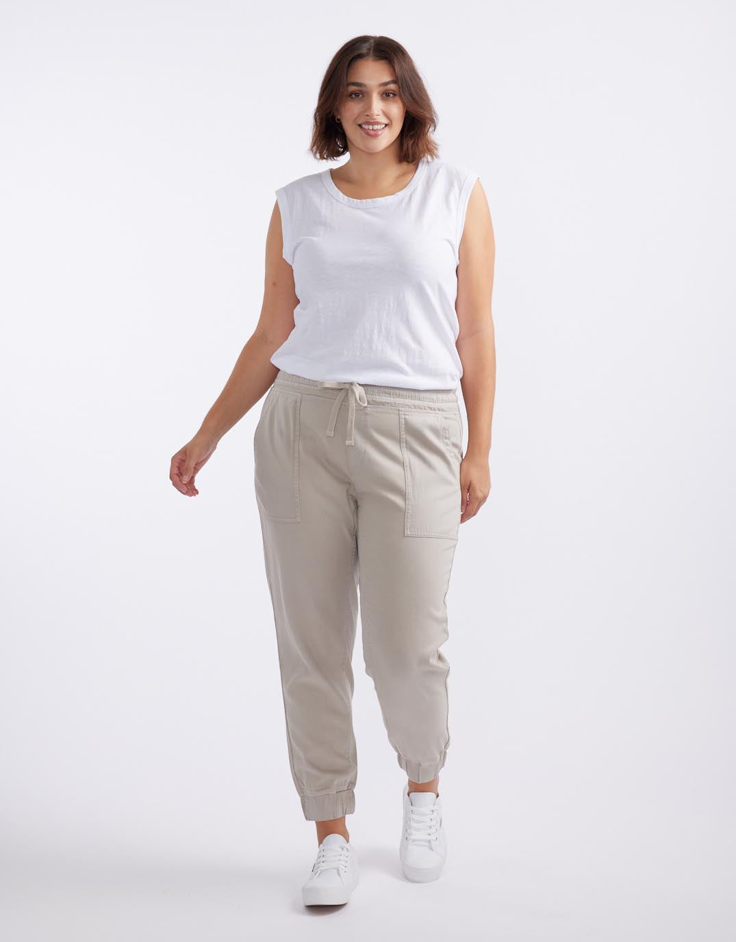 White & Co. Weekend Utility Pants (Stone)
