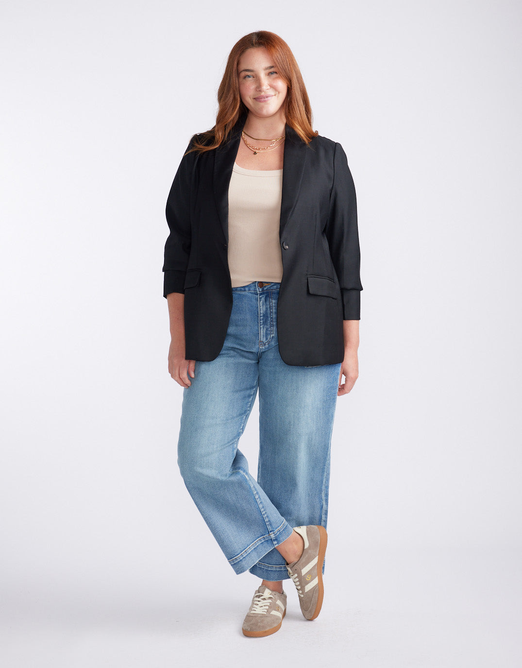 White & Co. Rib Tank (Latte)