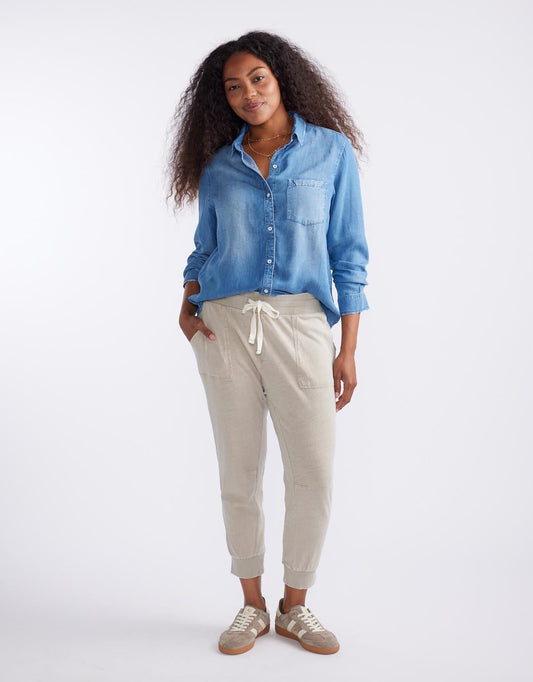 White & Co. The Sunset Pant (Washed Stone)