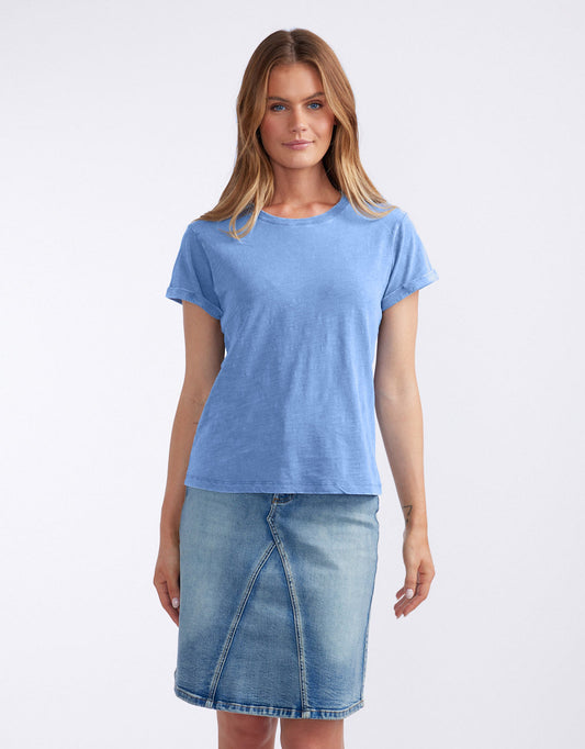 Turn Back T-Shirt - (Danish Blue)