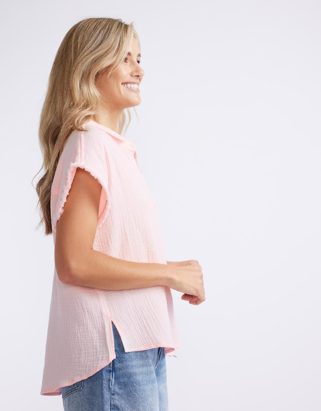 White & Co. Vacation Shirt (Ice Pink)