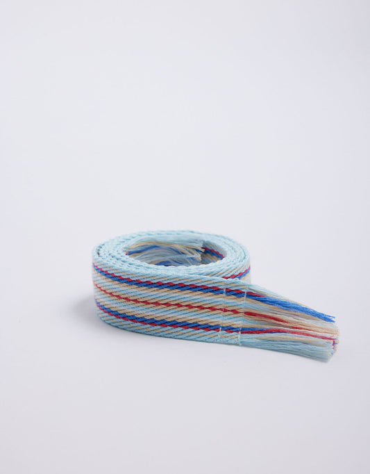 Image of Accessories. Productname: Vacay Belt - in Light Blue colour by brand - White & Co.
