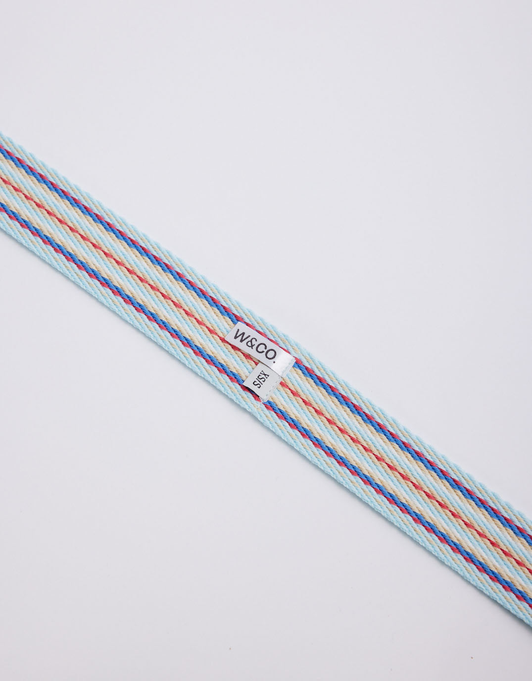 White & Co. Vacay Belt (Light Blue)