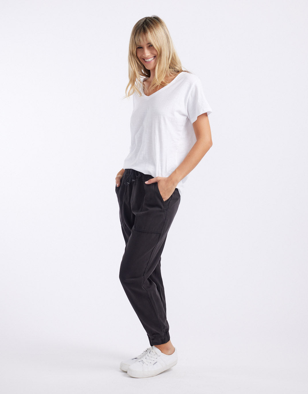 White & Co. Weekend Utility Pants (Black)