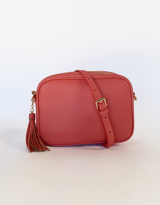 Zoe Classic Crossbody Bag - (Coral)