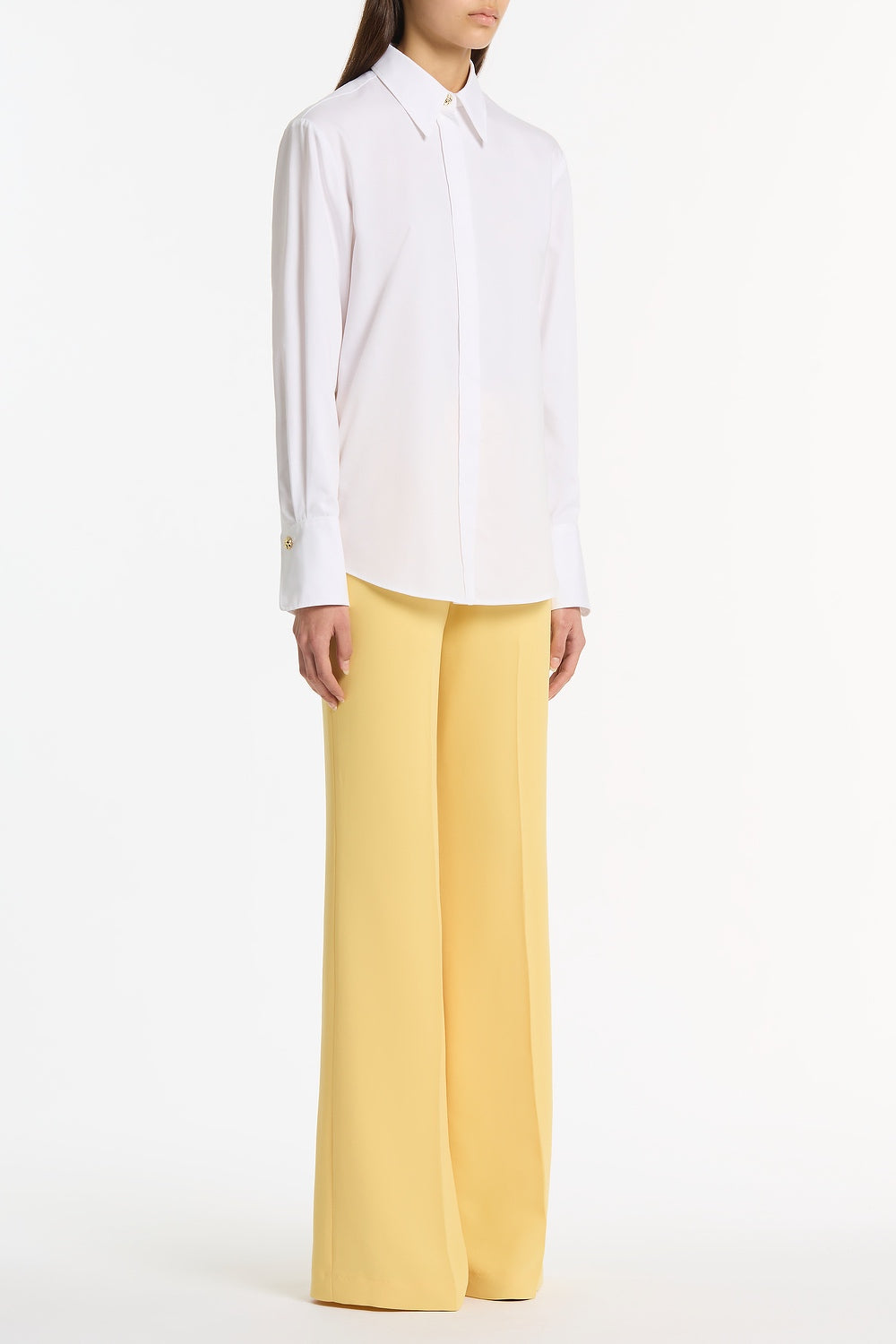 Carla Zampatti Cotton Relaxed Shirt (White)