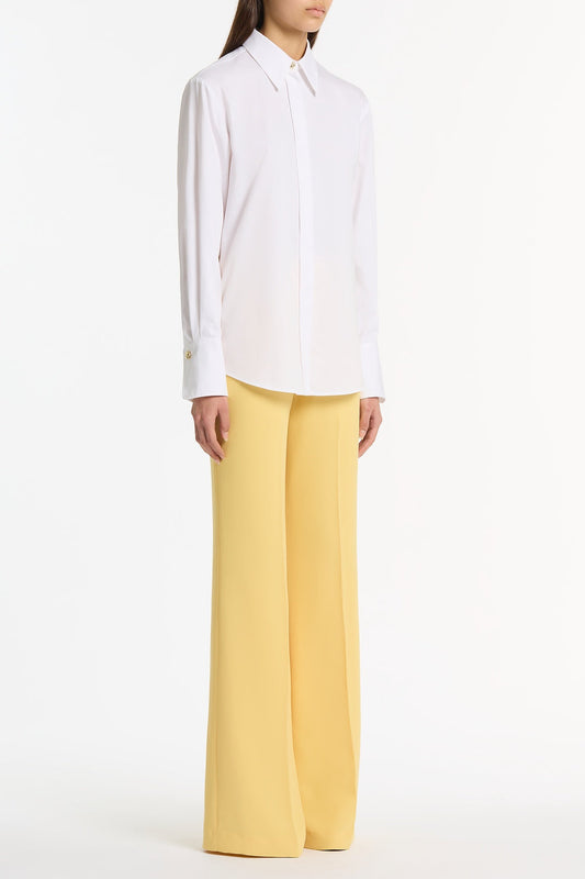 Carla Zampatti Cotton Relaxed Shirt (White)