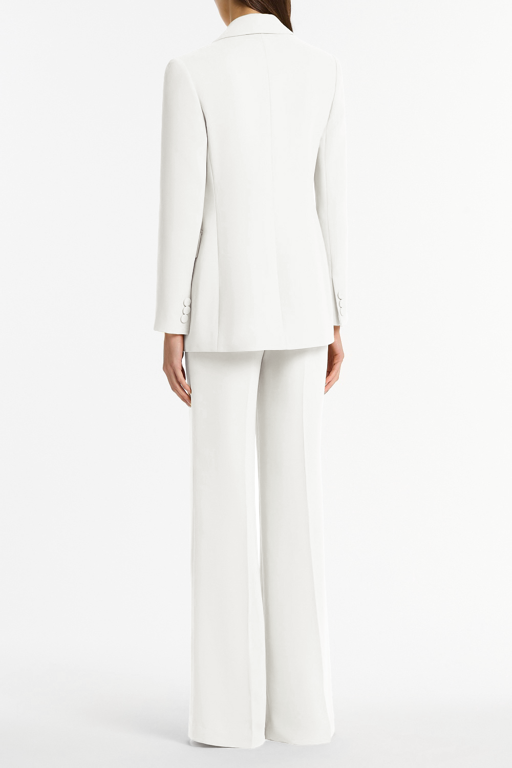 Carla Zampatti Crepe Classic Jacket (White)