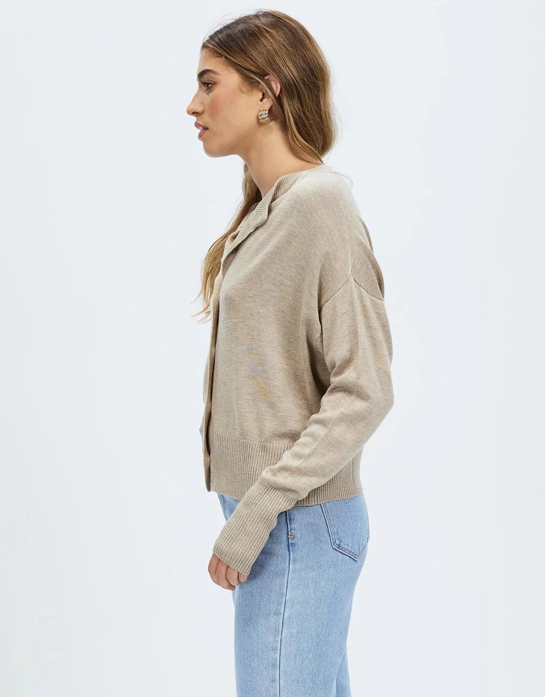 Dacey Cardigan - (Oatmeal)