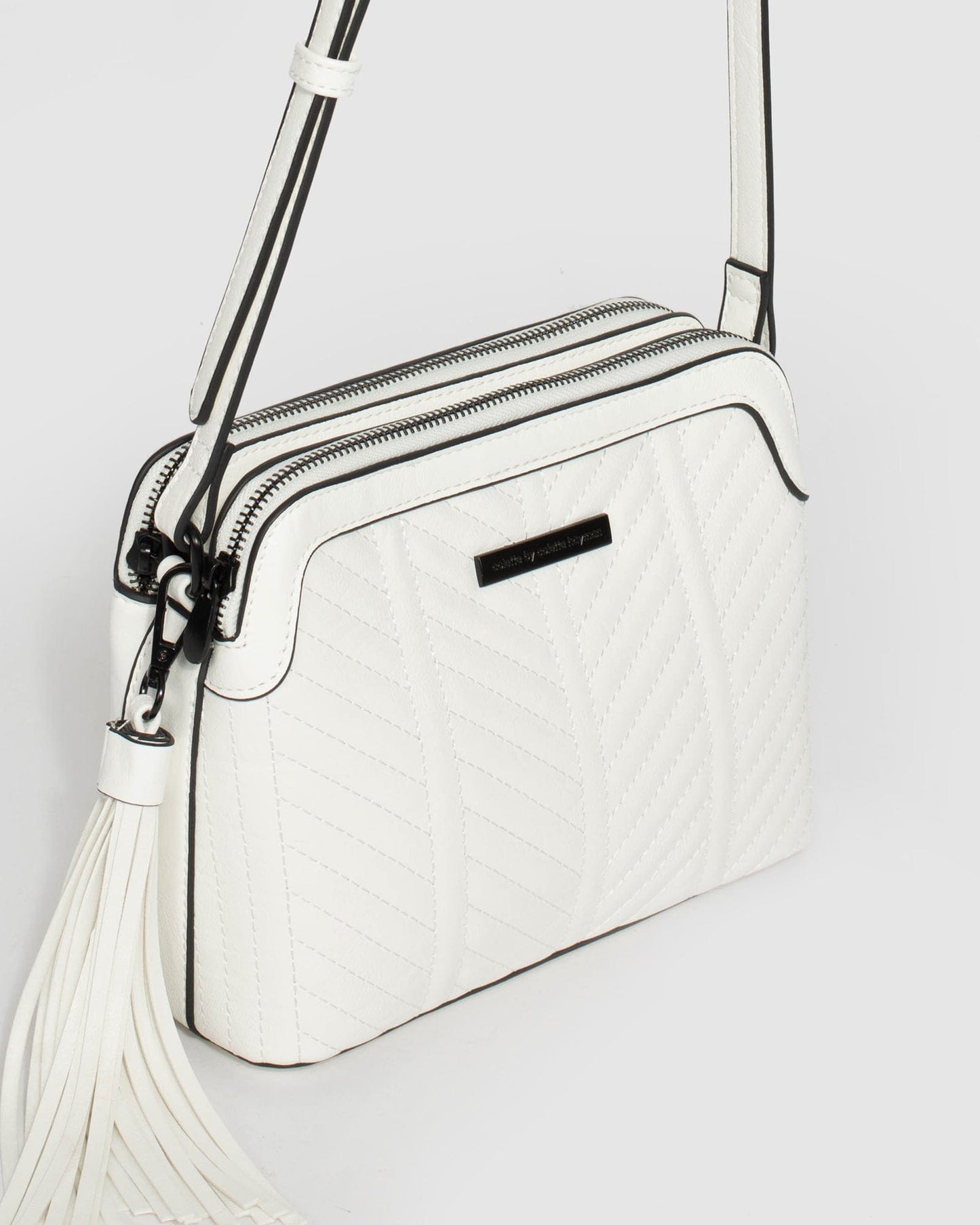 Colette by Colette Hayman Joanna Crossbody Bag (White)