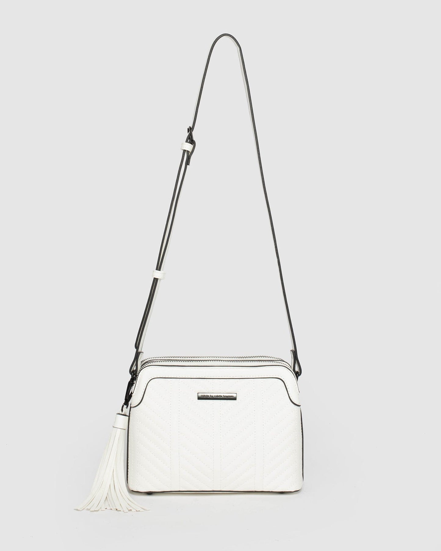 Colette by Colette Hayman Joanna Crossbody Bag (White)