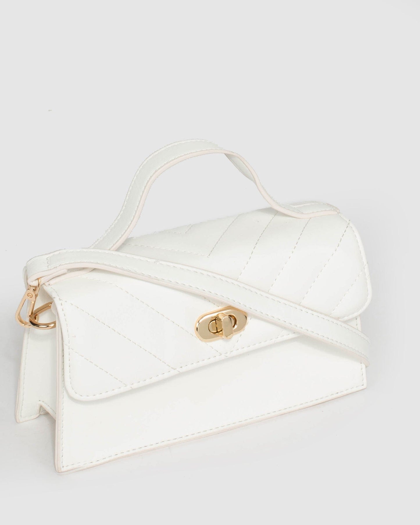 Colette by Colette Hayman Luna Top Handle Bag (White)
