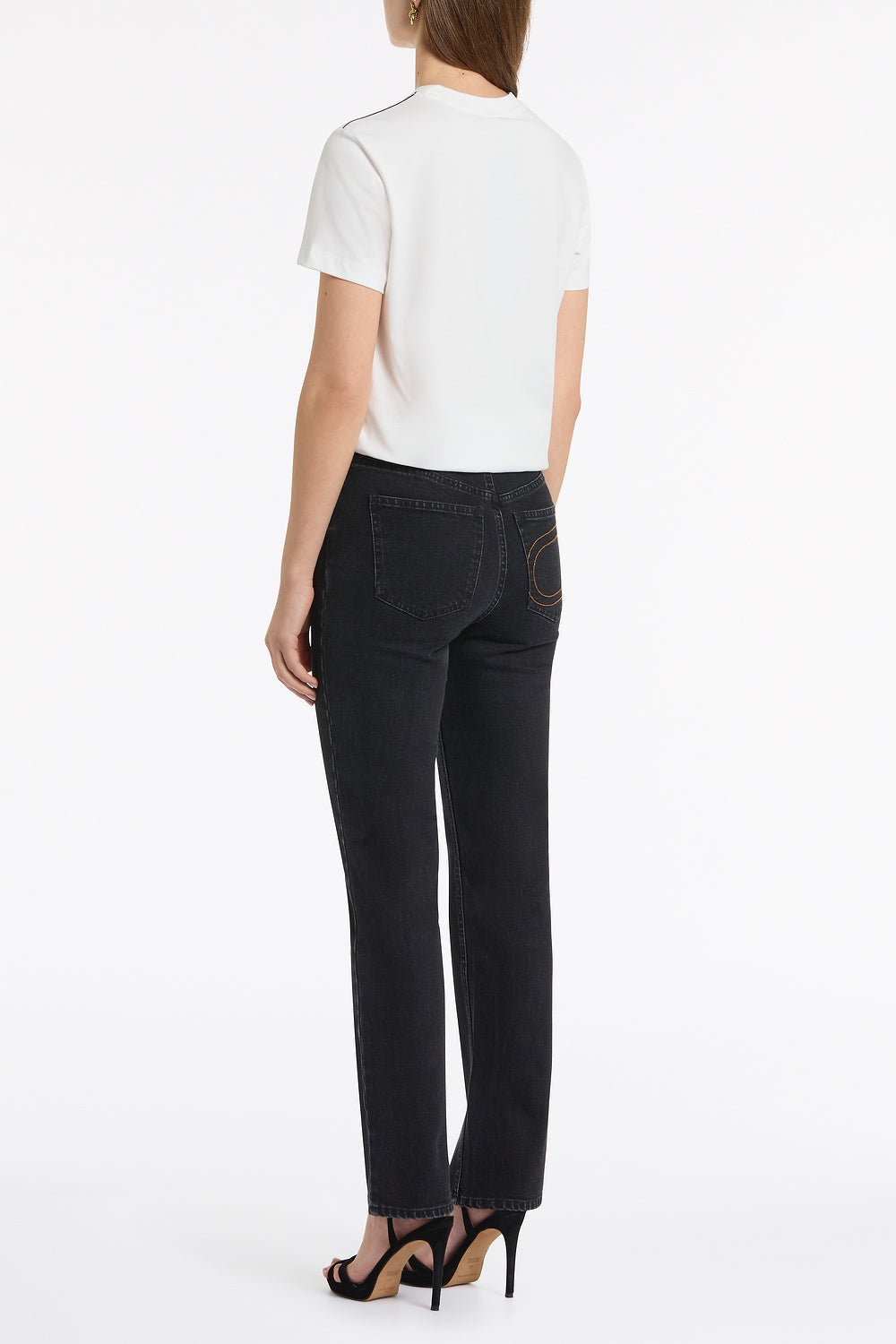 Carla Zampatti Organic Cotton Classic T-Shirt (White)