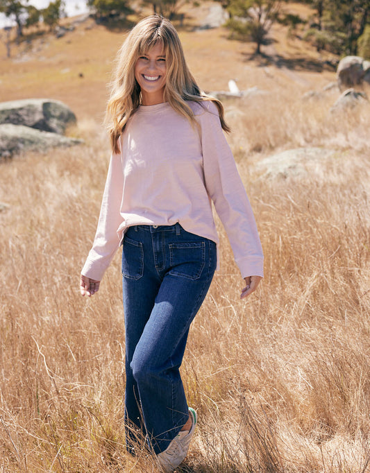 Bobbi 7/8 Denim Jeans - (Mid Wash)